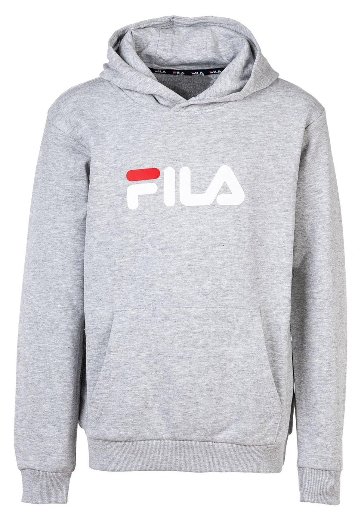 Fila Sande Classic Logo Hoody Unisex - Jersey Con Capucha - Light Grey Melange