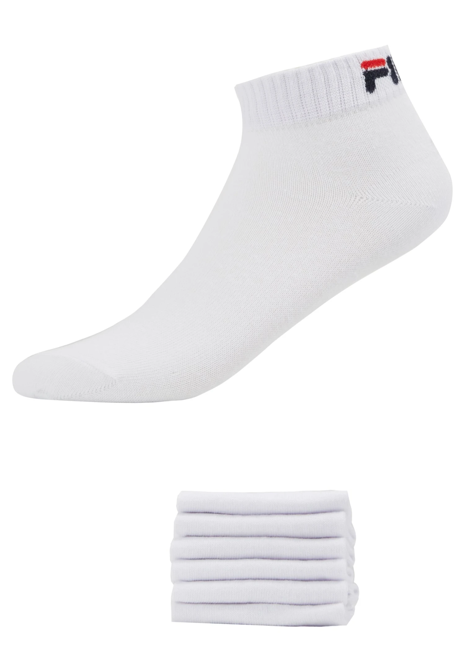 Fila Quarter Plain 6 Pack - Calcetines - White - Imagen 2