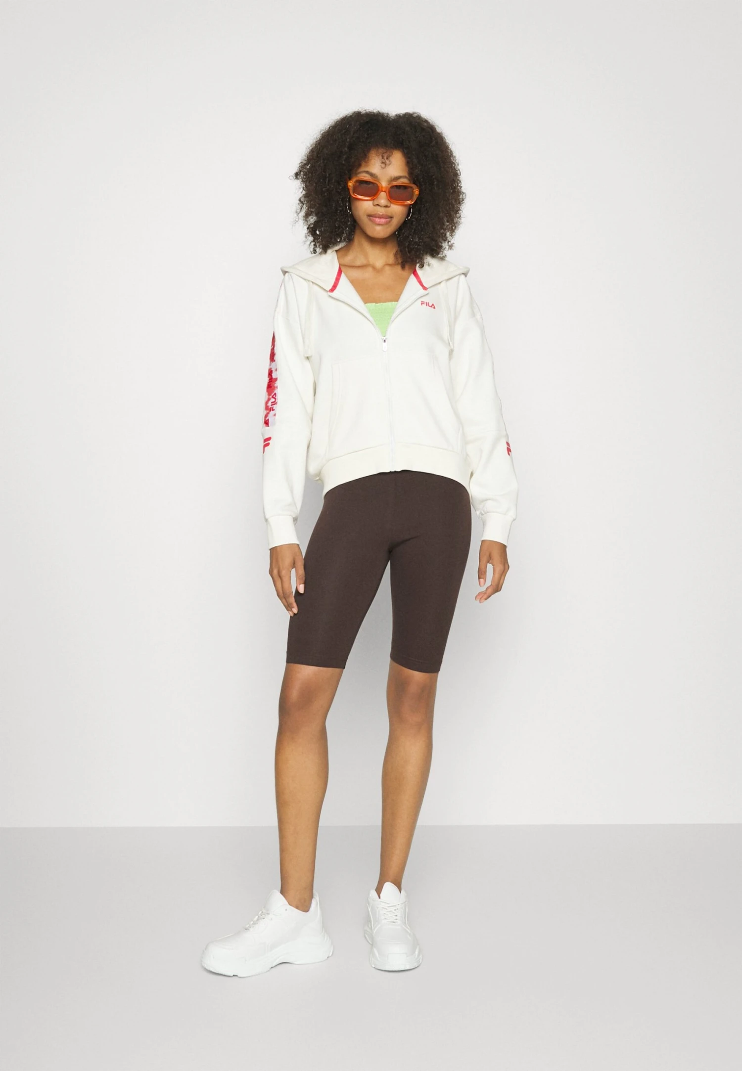 Fila Bercher Hoody Jacket - Sudadera Con Cremallera - Cloud Dancer - Imagen 2