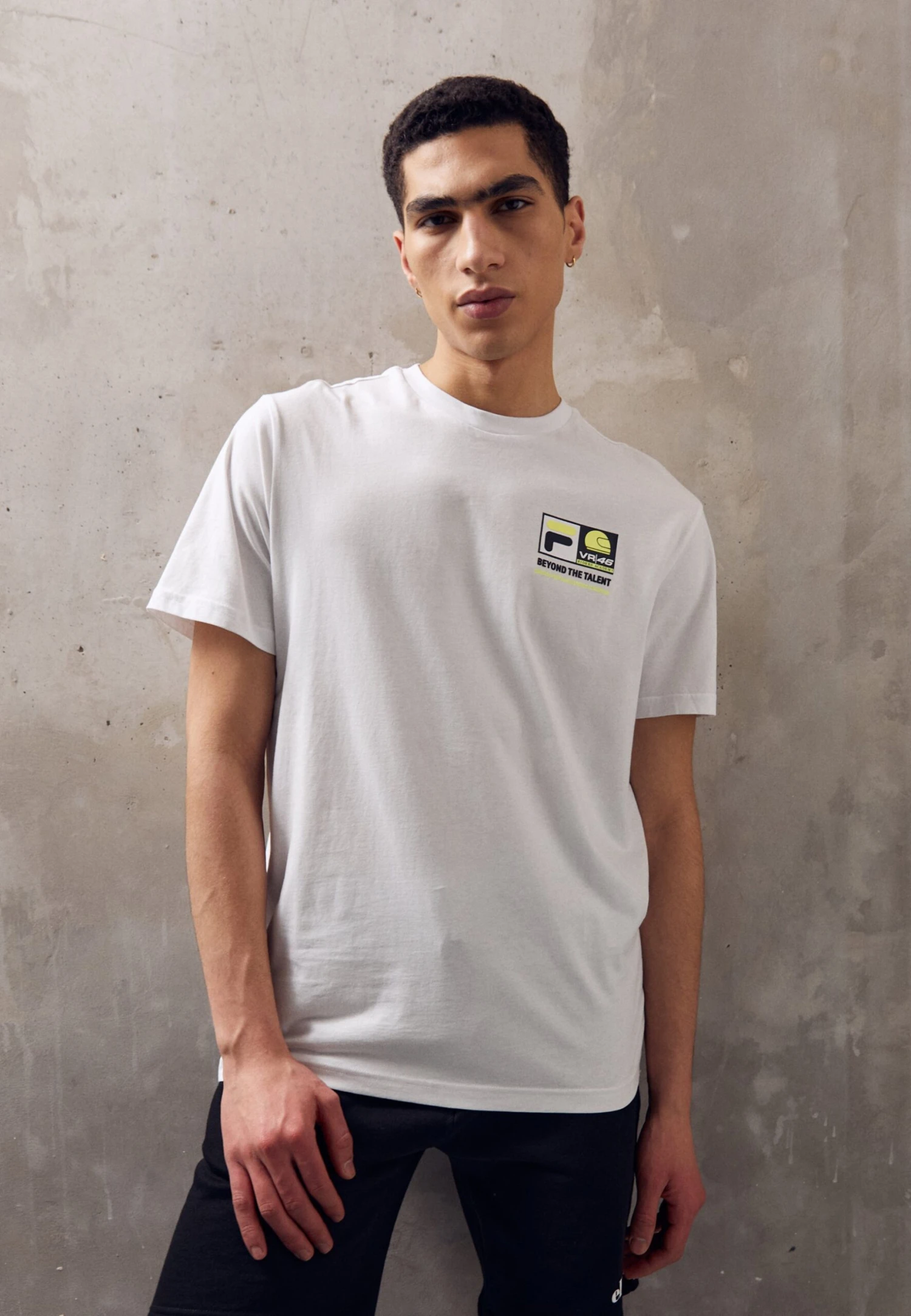 Fila Tee - Camiseta Estampada - Bright White
