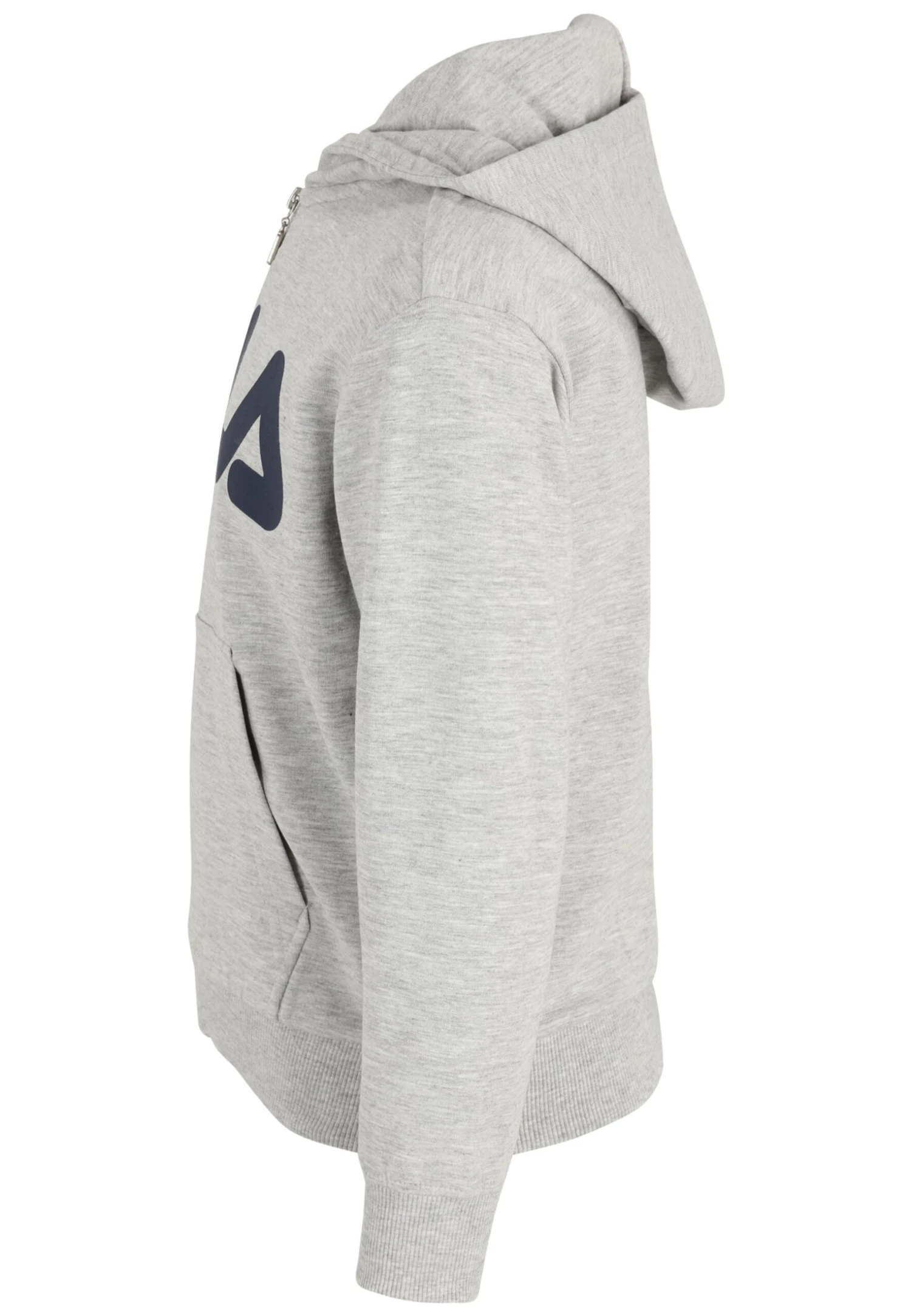 Fila Apparel Balge Classic Logo Zip Hoody - Sudadera Con Cremallera - Light Grey Melange - Imagen 2