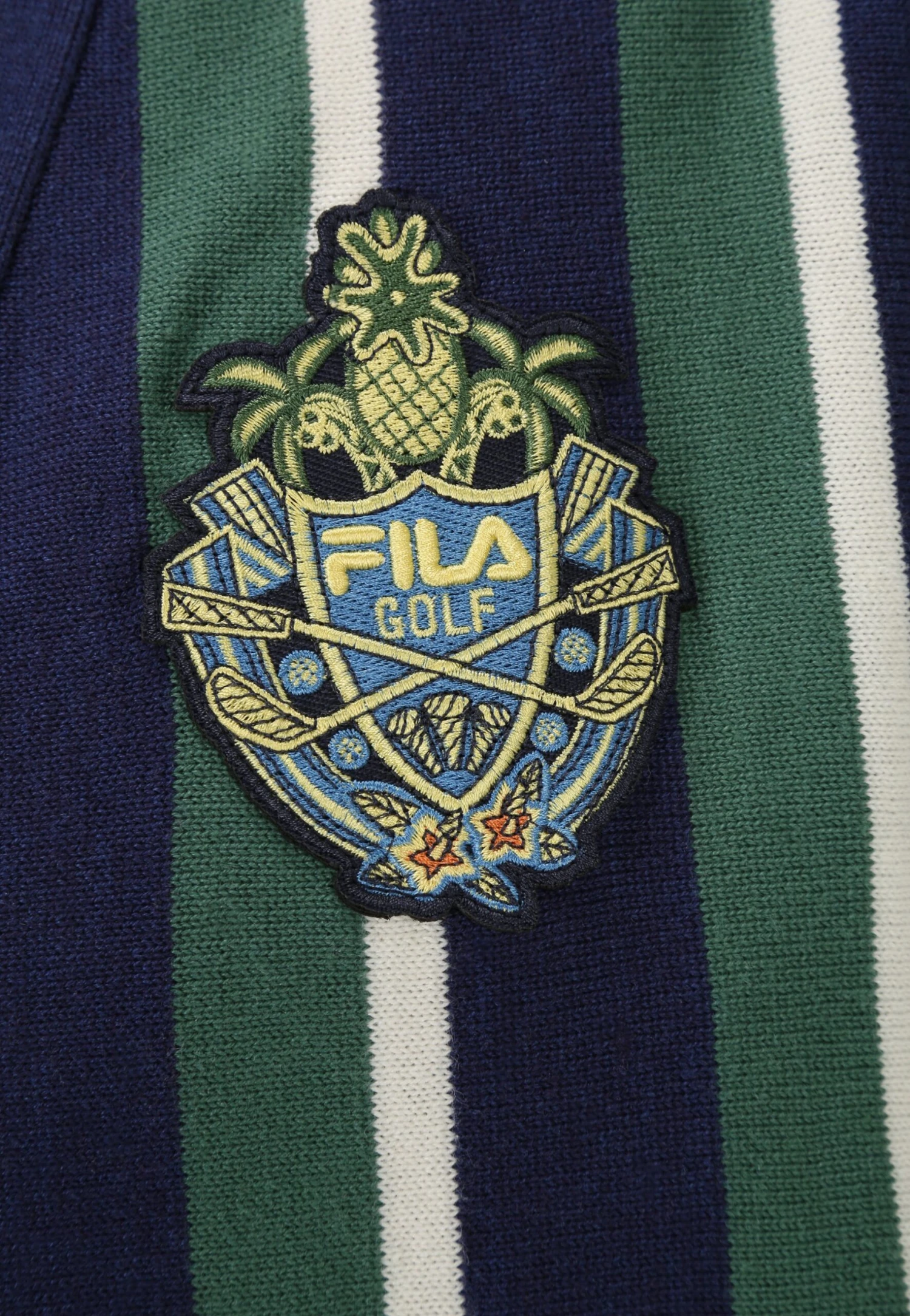 Fila Trabitz- Chaqueta De Punto - Medieval Blue Knitted Stripes - Imagen 5